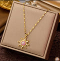 Sun Shine 18K Gold Plated Pendant