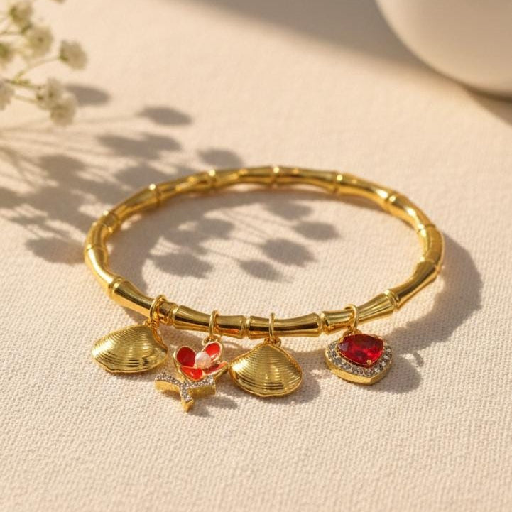 Heart Charm Bracelet