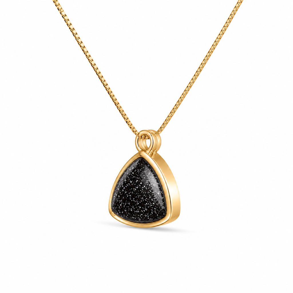 Aurelia Black Druzy Necklace