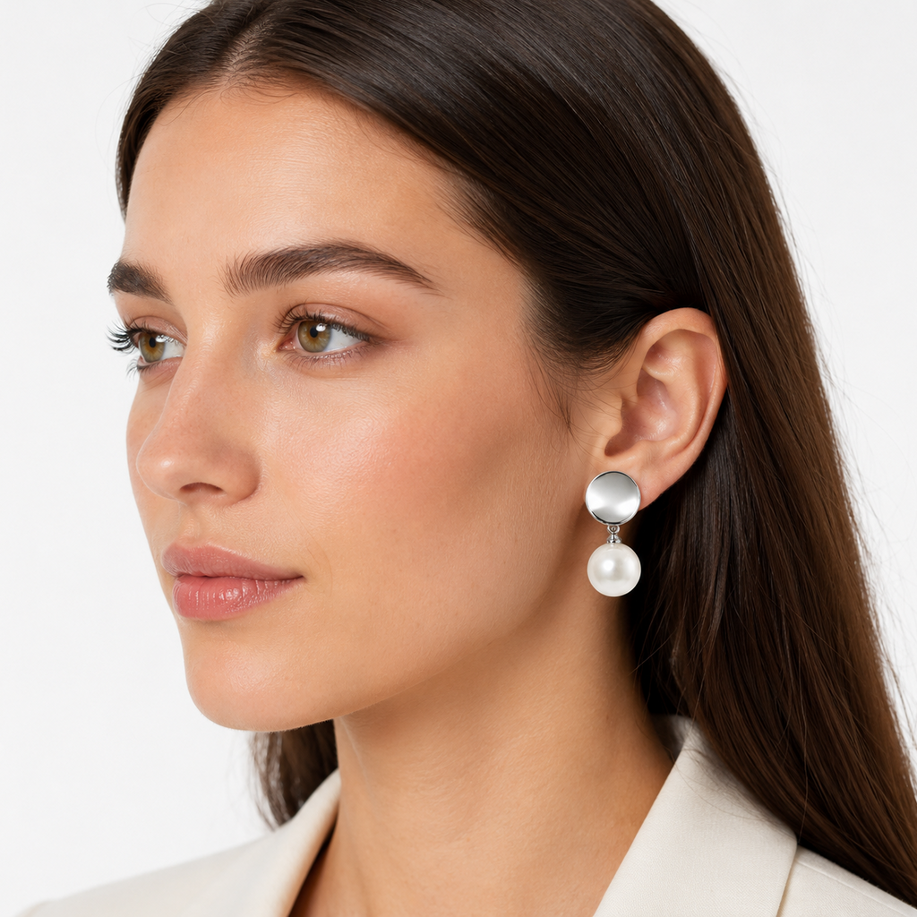 Moonlight Pearl Studs