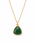 The Deep Green Pebble Necklace