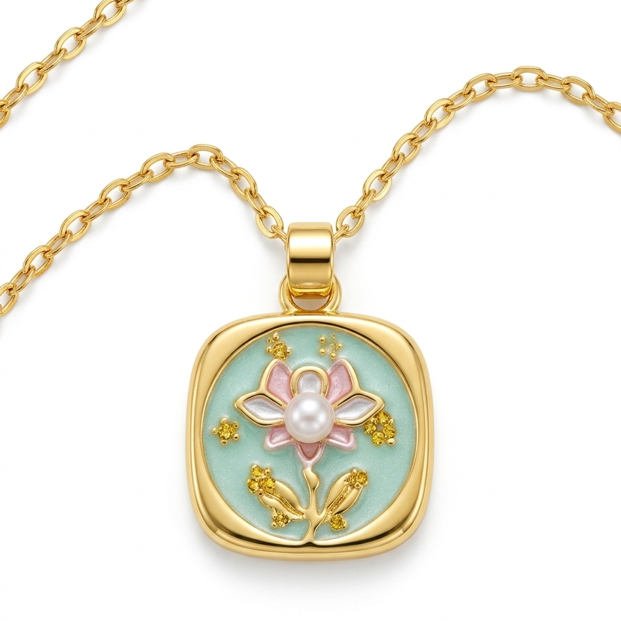 Resin Pearl Pendant