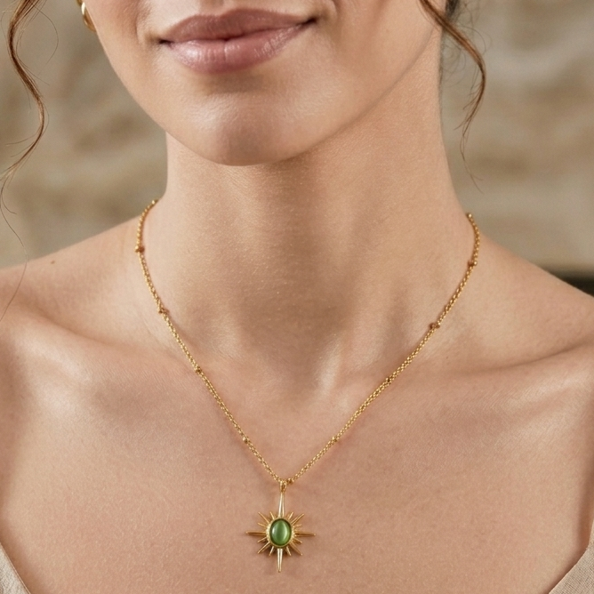 Green Emerald Pendant