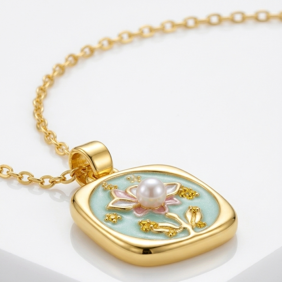 Resin Pearl Pendant