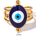 Evil  Eye Anti Tarnish Ring